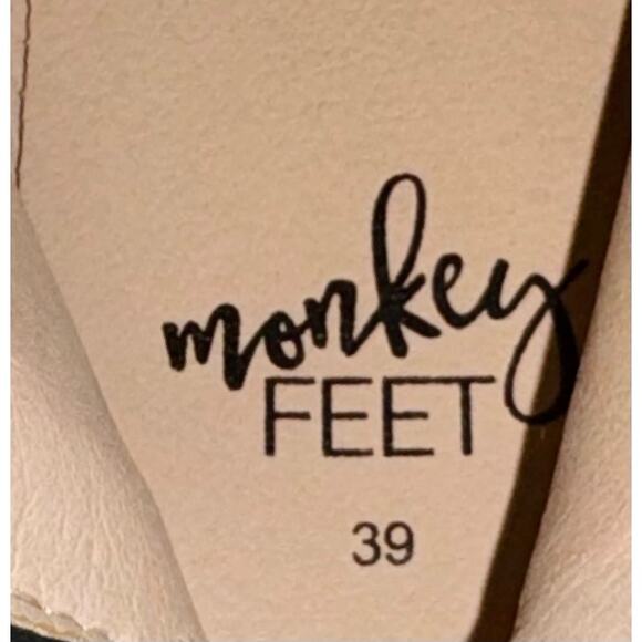 Monkey Feet Black Fringe Ankle Boots - Picture 9 of 10